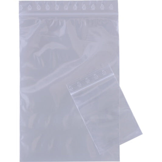 Druckverschlussbeutel 120 x 170 mm (B x H) 50µm LDPE-Folie transparent 1.000 St./Pack.