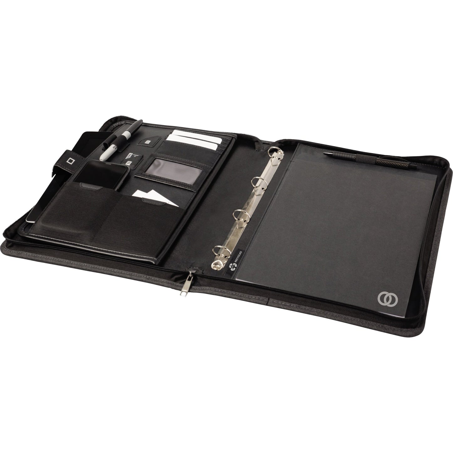 Soennecken Schreibmappe oeco RPET 29 x 36,5 x 4 cm (B x H x T) PET, recycelt schwarz