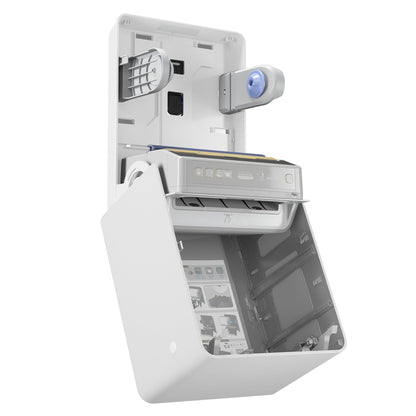 KIMBERLY-CLARK PROFESSIONAL Handtuchspender ICONT Scott® Handtuchrolle EssentialT 6639, Kleenex® Handtuchrolle UltraT 6646, 6782 33,5 x 43,5 x 27,62 cm (B x H x T) Kunststoff weiß