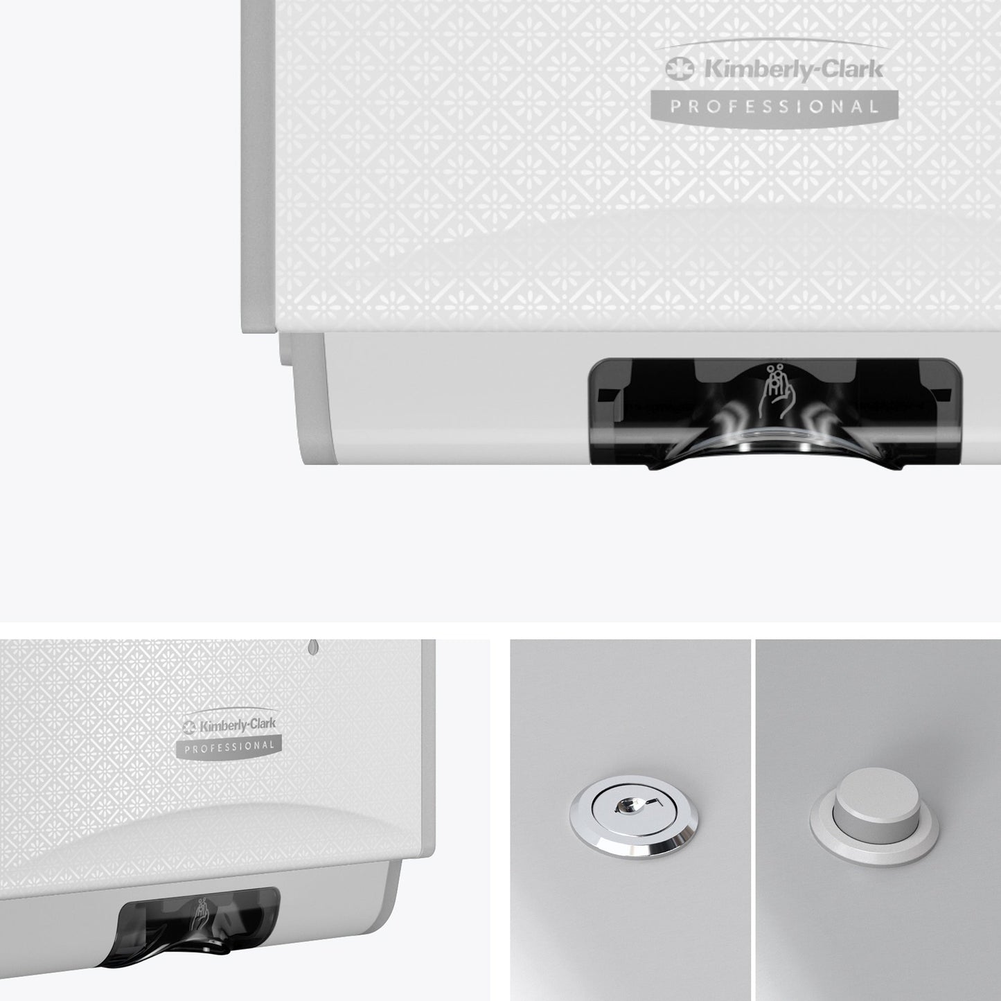 KIMBERLY-CLARK PROFESSIONAL Seifenspender ICONT Scott® Schaumseife ControlT 6345, Handdesinfektion ControlT 6393, Kleenex® Handdesinfektion 6383, Schaumseife BotanicsT 6396 20,32 x 12,07 x 35,6 cm (B x H x T) 1,2l