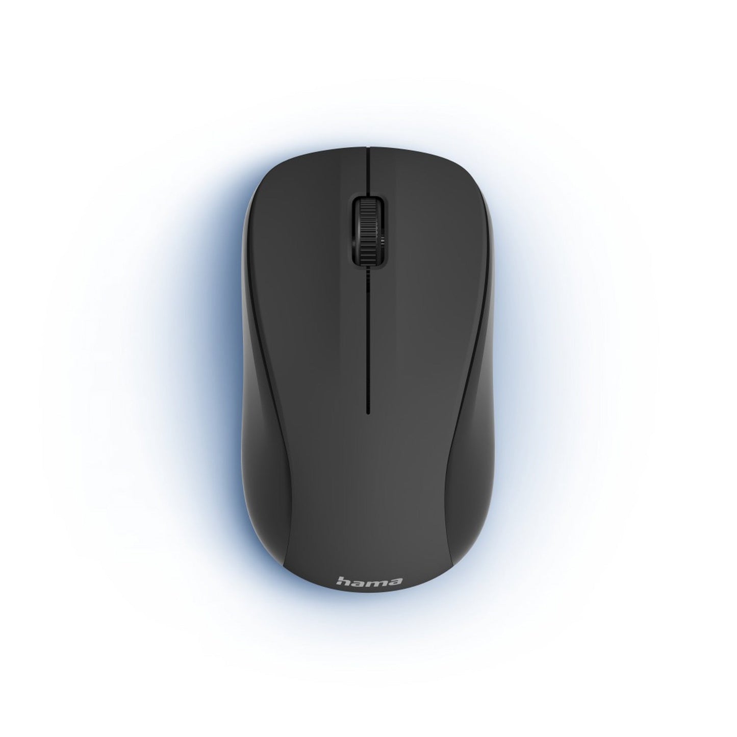 Hama Optische PC Maus MW-300 V2 Links- und Rechtshänder nicht ergonomisch USB-A 10m Batterie inkl. USB-Empfänger schwarz