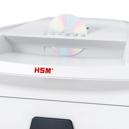 HSM® Aktenvernichter SECURIO B24 P-2 Papier, Heftklammern, Büroklammern, Kreditkarten, CDs/DVDs Streifenschnitt weiß