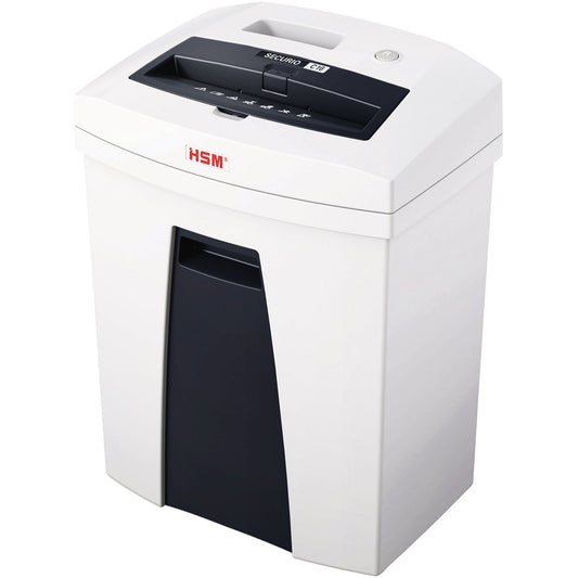 HSM® Aktenvernichter SECURIO C16 P-4 Papier, Heftklammern, Büroklammern, Kreditkarten Partikelschnitt weiß