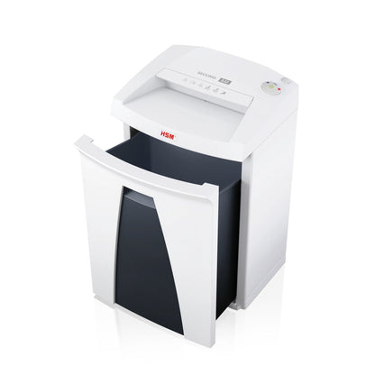 HSM® Aktenvernichter SECURIO B22 P-4 Papier, Heftklammern, Büroklammern, Kreditkarten Partikelschnitt weiß