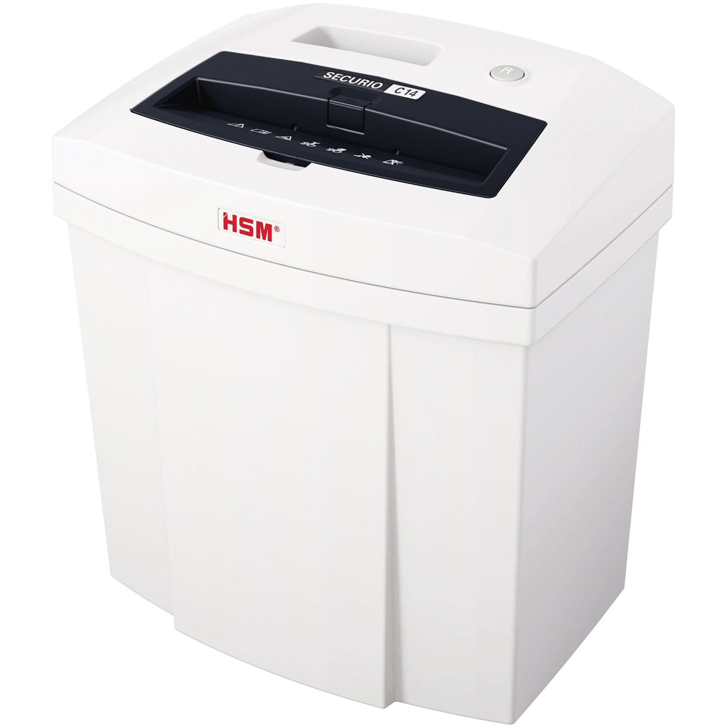 HSM® Aktenvernichter SECURIO C14 P-4 Papier, Heftklammern, Büroklammern, Kreditkarten Partikelschnitt weiß
