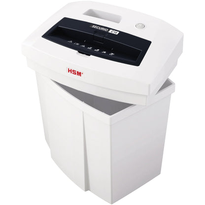 HSM® Aktenvernichter SECURIO C14 P-4 Papier, Heftklammern, Büroklammern, Kreditkarten Partikelschnitt weiß