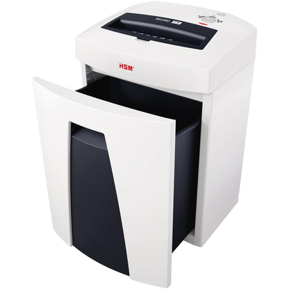 HSM® Aktenvernichter SECURIO C18 P-5 Papier, Heftklammern, Büroklammern, Kreditkarten Partikelschnitt 9 Bl. weiß