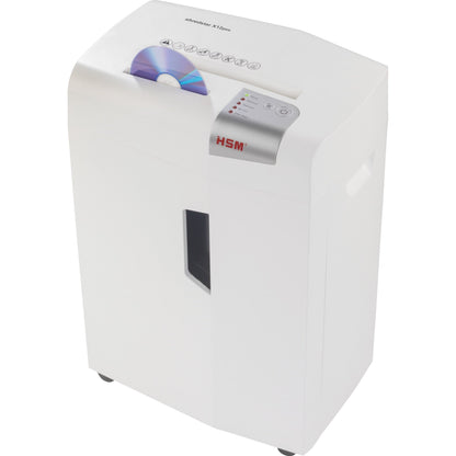 HSM® Aktenvernichter shredstar X12pro P-5 Papier, Heftklammern, Büroklammern, Kreditkarten, CDs/DVDs Partikelschnitt weiß