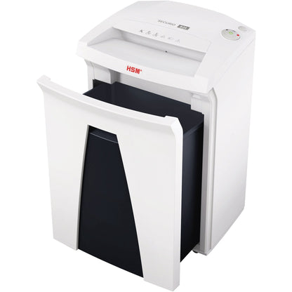 HSM® Aktenvernichter SECURIO B24 P-5 Papier, Heftklammern, Büroklammern, Kreditkarten Partikelschnitt 13 Bl. weiß