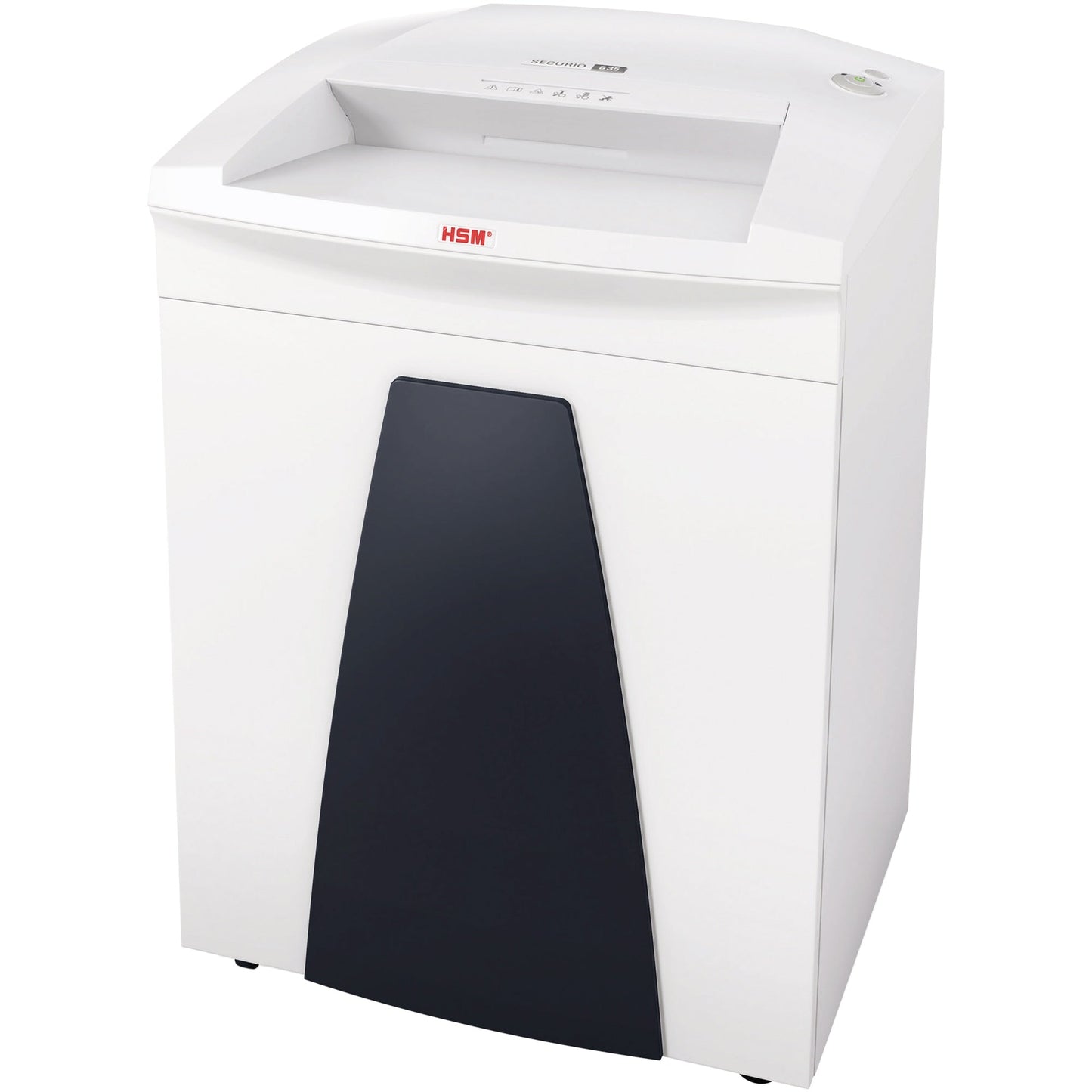 HSM® Aktenvernichter SECURIO B35 P-4 Papier, Heftklammern, Büroklammern, Kreditkarten, CDs/DVDs Partikelschnitt weiß