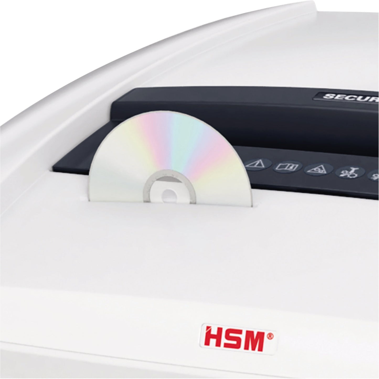 HSM® Aktenvernichter SECURIO P36i P-5 Papier, Heftklammern, Büroklammern, Kreditkarten Partikelschnitt weiß