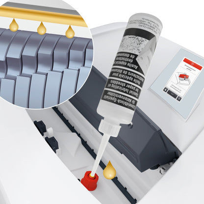 HSM® Aktenvernichter SECURIO P36i P-5 Papier, Heftklammern, Büroklammern, Kreditkarten Partikelschnitt weiß
