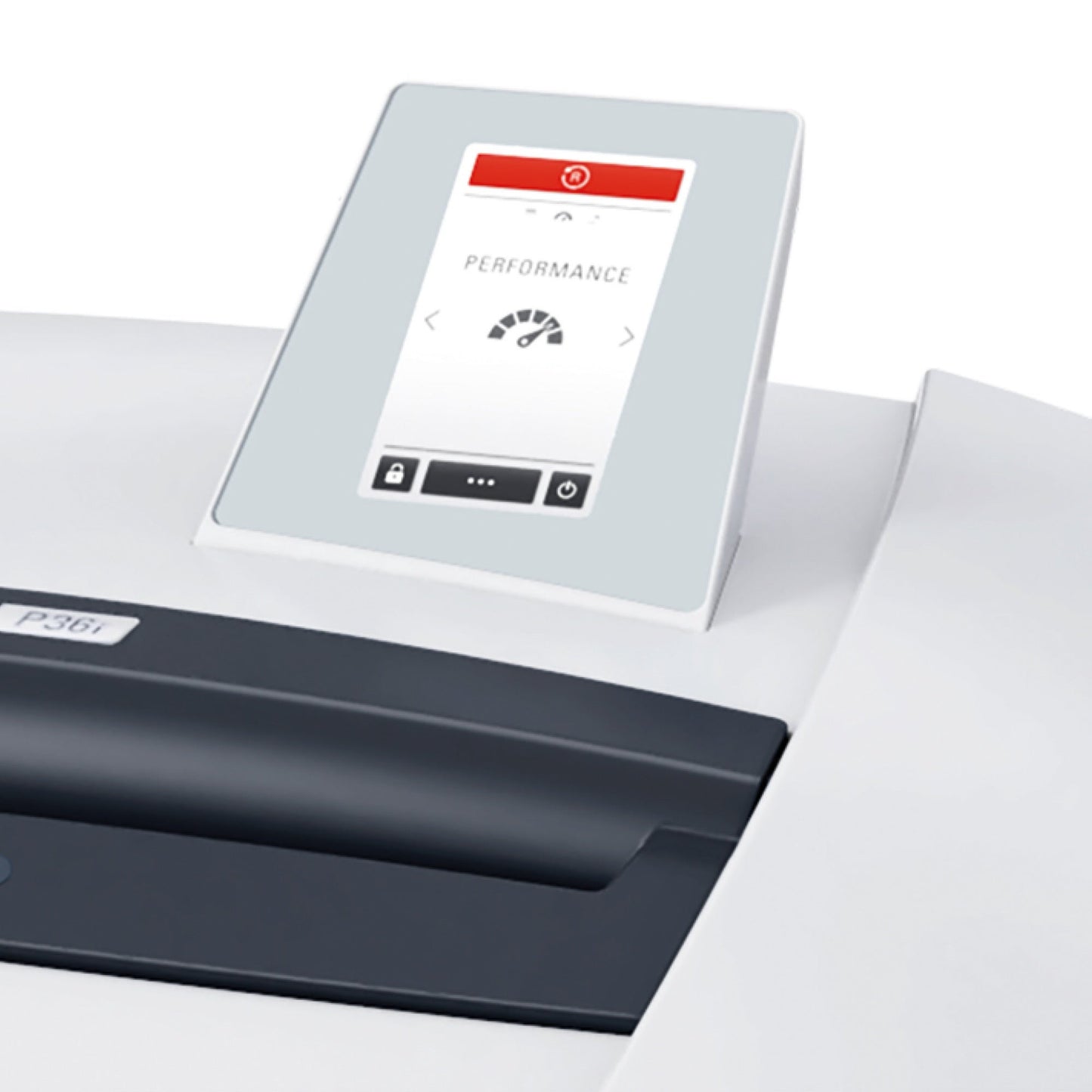 HSM® Aktenvernichter SECURIO P36i P-5 Papier, Heftklammern, Büroklammern, Kreditkarten Partikelschnitt weiß