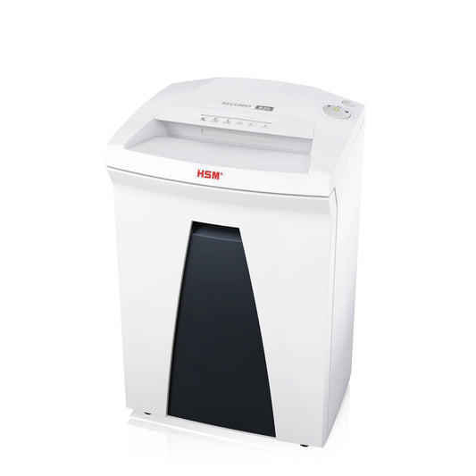 HSM® Aktenvernichter SECURIO B24 P-2 Papier, Heftklammern, Büroklammern, Kreditkarten, CDs/DVDs Streifenschnitt weiß
