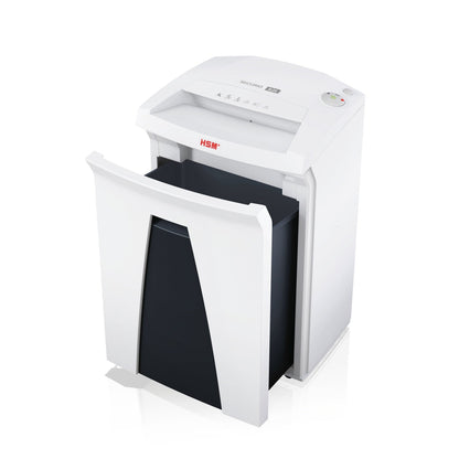 HSM® Aktenvernichter SECURIO B24 P-2 Papier, Heftklammern, Büroklammern, Kreditkarten, CDs/DVDs Streifenschnitt weiß
