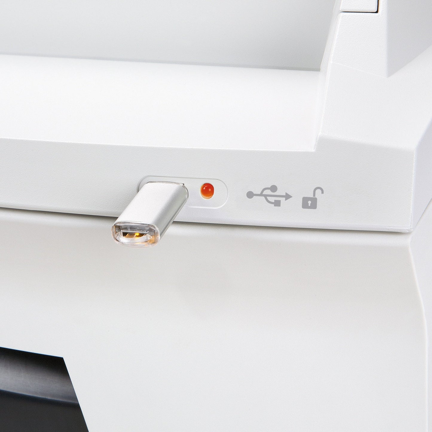 HSM® Aktenvernichter SECURIO AF500 P-6 Papier, Heftklammern, Büroklammern Partikelschnitt 7 Bl. manuell, 500 Bl. automatisch weiß