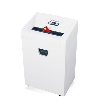 HSM® Aktenvernichter Pure 420 P-4 Papier, Heftklammern, Büroklammern, Kreditkarten, CDs/DVDs Partikelschnitt 16 Bl. weiß
