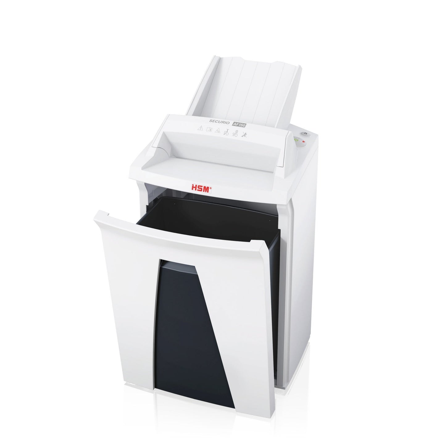 HSM® Aktenvernichter SECURIO AF150 P-6 Papier, Heftklammern, Büroklammern Partikelschnitt 6 Bl. manuell, 150 Bl. automatisch weiß