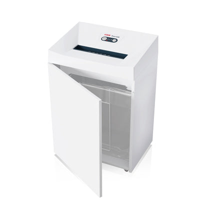 HSM® Aktenvernichter Pure 530 P-5 Papier, Heftklammern, Büroklammern, Kreditkarten Partikelschnitt 13 Bl. weiß