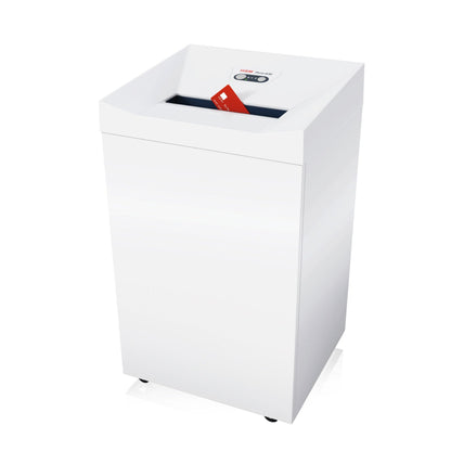 HSM® Aktenvernichter Pure 630 P-5 Papier, Heftklammern, Büroklammern, Kreditkarten Partikelschnitt 19 Bl. weiß