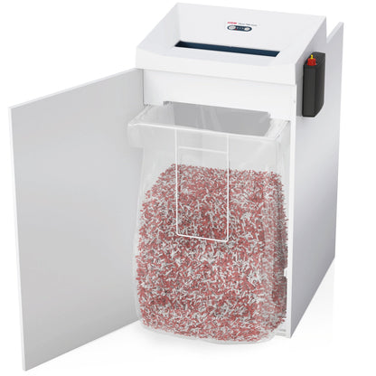 HSM® Aktenvernichter Pure 740 max P-4 Papier, Heftklammern, Büroklammern Partikelschnitt weiß