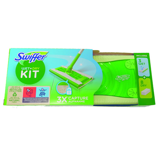Swiffer Reinigungsset Bodenwischer grün