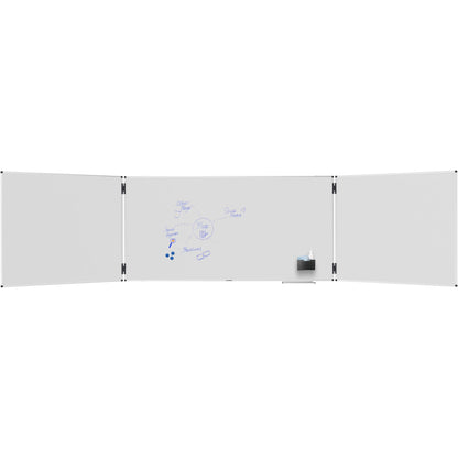 Legamaster Klapptafel UNITE PLUS 200/400 x 100 cm (B x H) Stahl weiß