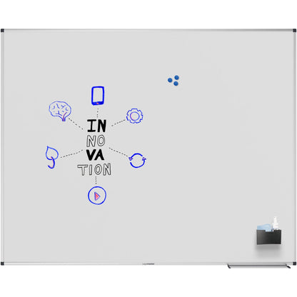Legamaster Whiteboard UNITE Maße der Oberfläche: 150 x 120 cm (B x H) Tafel magnethaftend nicht beidseitig beschreibbar Stahl lackiert weiß