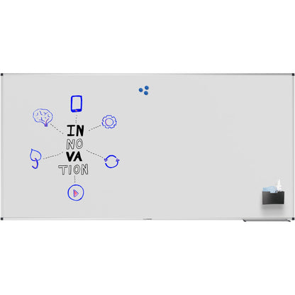 Legamaster Whiteboard UNITE Maße der Oberfläche: 180 x 90 cm (B x H) Tafel magnethaftend nicht beidseitig beschreibbar Stahl lackiert weiß