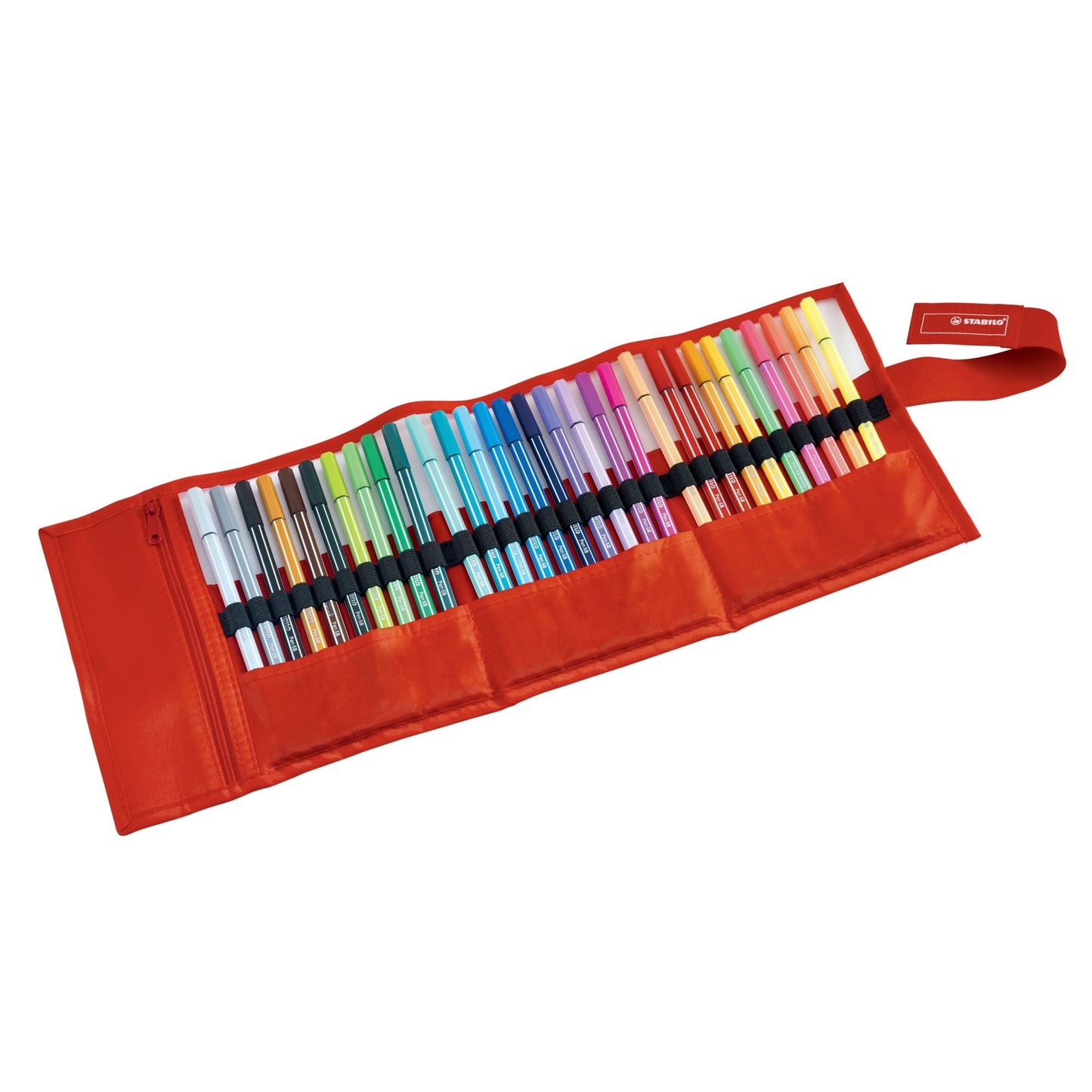 STABILO® Fasermaler Pen 68 Rollerset 1mm farbig sortiert nicht auswaschbar 30 St./Pack.