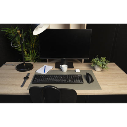 Exacompta Schreibunterlage Home Office 60 x 35 cm (B x H) ohne Kalender Polyurethan nude/grau