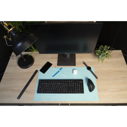 Exacompta Schreibunterlage Home Office 60 x 35 cm (B x H) ohne Kalender Polyurethan tropisch/blaugrün