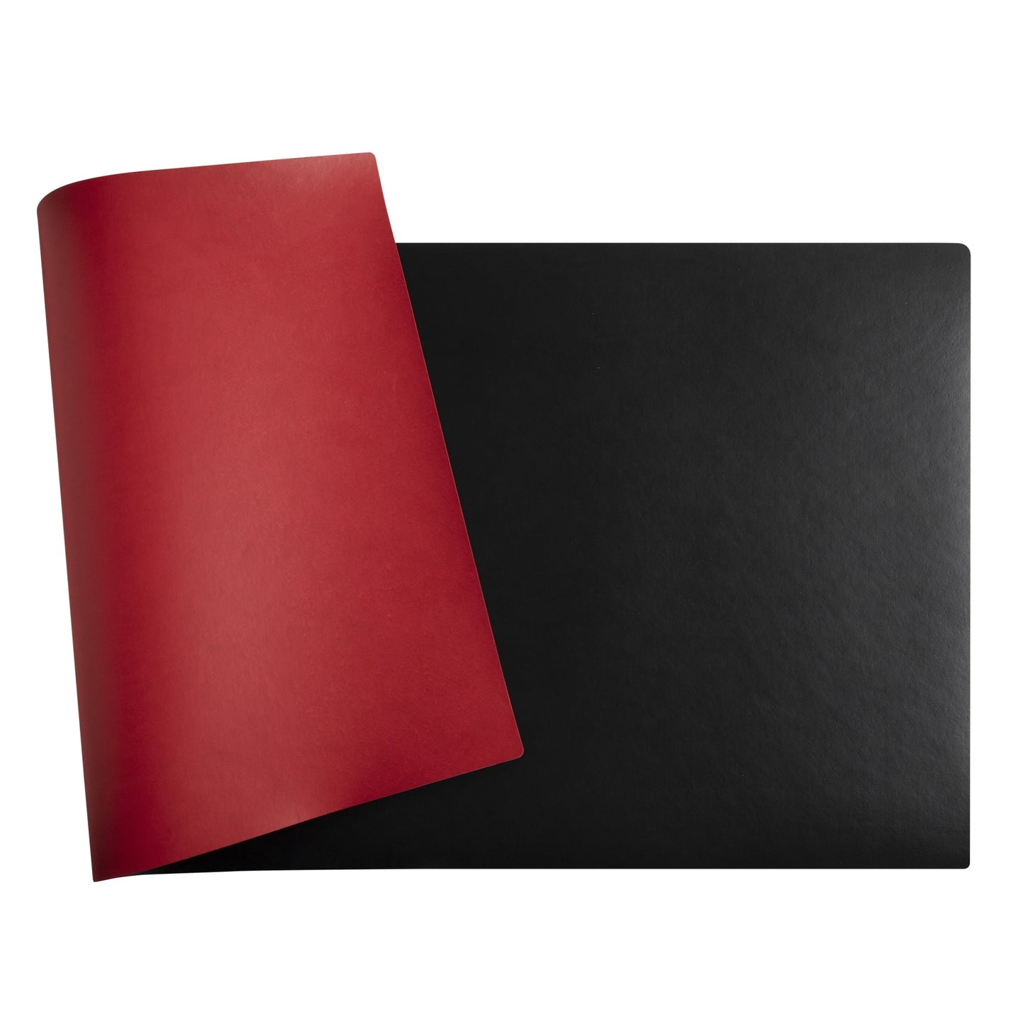 Exacompta Schreibunterlage Home Office 60 x 35 cm (B x H) ohne Kalender Polyurethan schwarz/rot