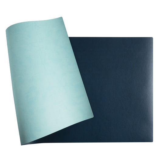 Exacompta Schreibunterlage Home Office 80 x 40 cm (B x H) ohne Kalender Polyurethan tropisch/blaugrün