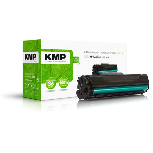 KMP Toner kein Originalzubehör Kompatibel mit: HP 12A H-T14 ca. 2.000 Seiten schwarz