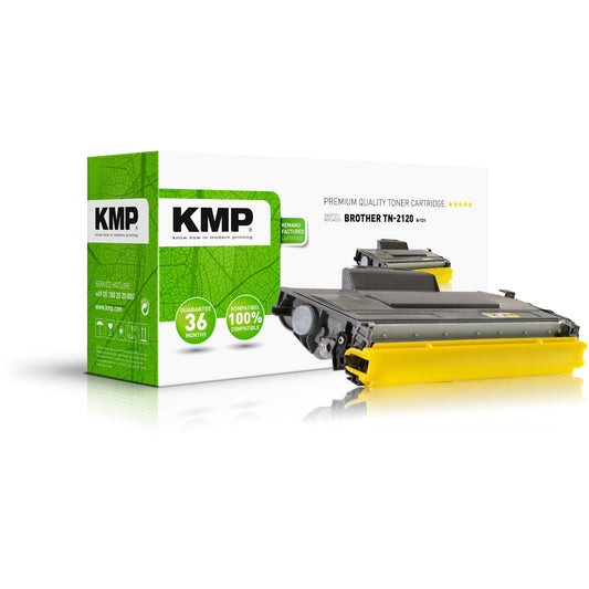 KMP Toner kein Originalzubehör Kompatibel mit: Brother TN-2120 B-T21 ca. 2.600 Seiten schwarz