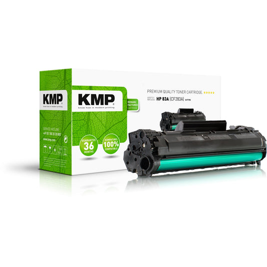 KMP Toner kein Originalzubehör Kompatibel mit: HP 83A H-T193 ca. 1.600 Seiten schwarz