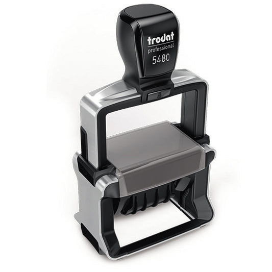 trodat® Datumstempel Professional 4.0 5480 68 x 47 mm (B x H) individuelle Textplatte schwarz
