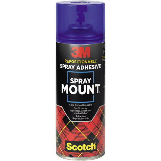 Scotch® Sprühkleber Spray MountT mit Lösungsmittel nicht wieder ablösbar 400ml