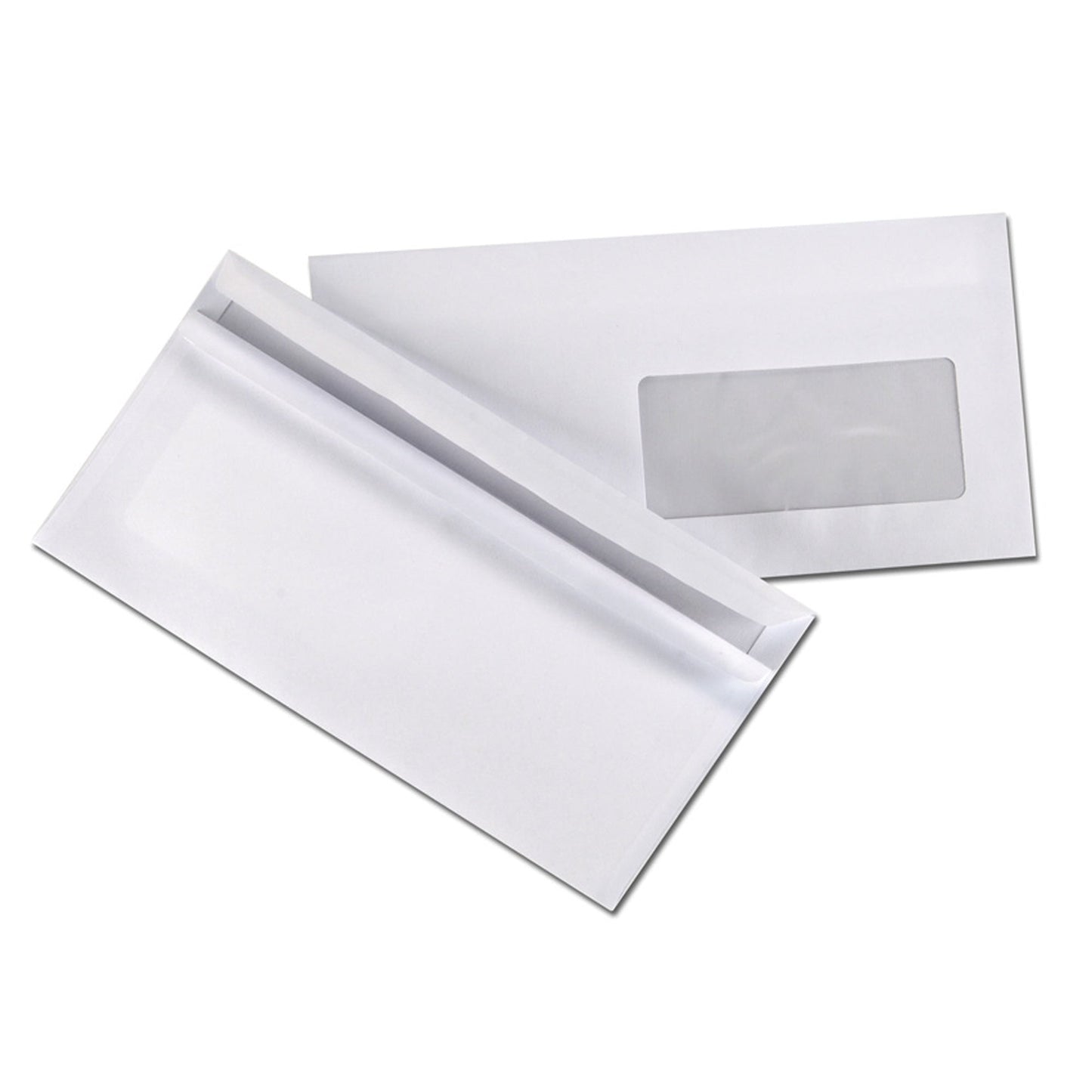 MAILmedia Briefumschlag DIN lang 220 x 110 mm (B x H) mit Selbstklebung mit Fenster 80g/m² weiß 1.000 St./Pack.