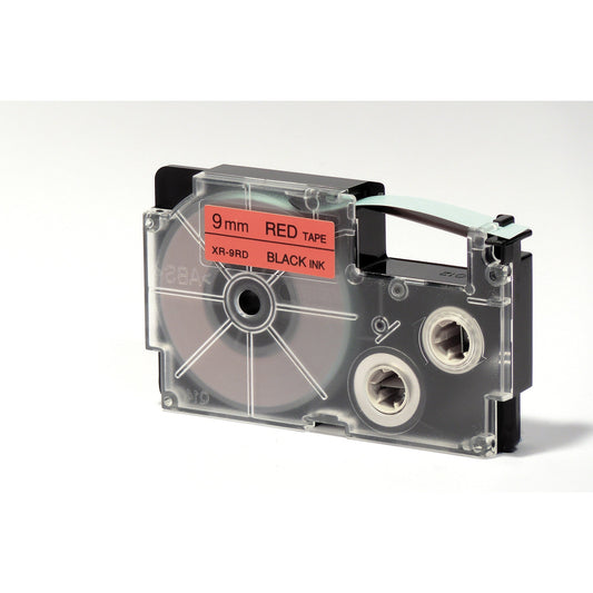 CASIO® Schriftbandkassette 9 mm x 8 m (B x L) rot schwarz