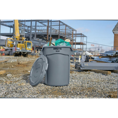 Rubbermaid Abfalleimer BRUTE® 121l Polypropylen grau