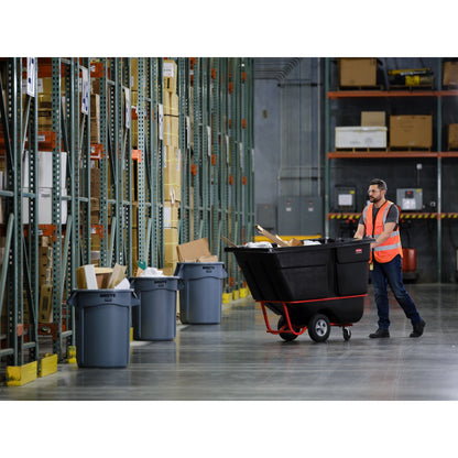 Rubbermaid Abfalleimer BRUTE® 167l Polypropylen grau
