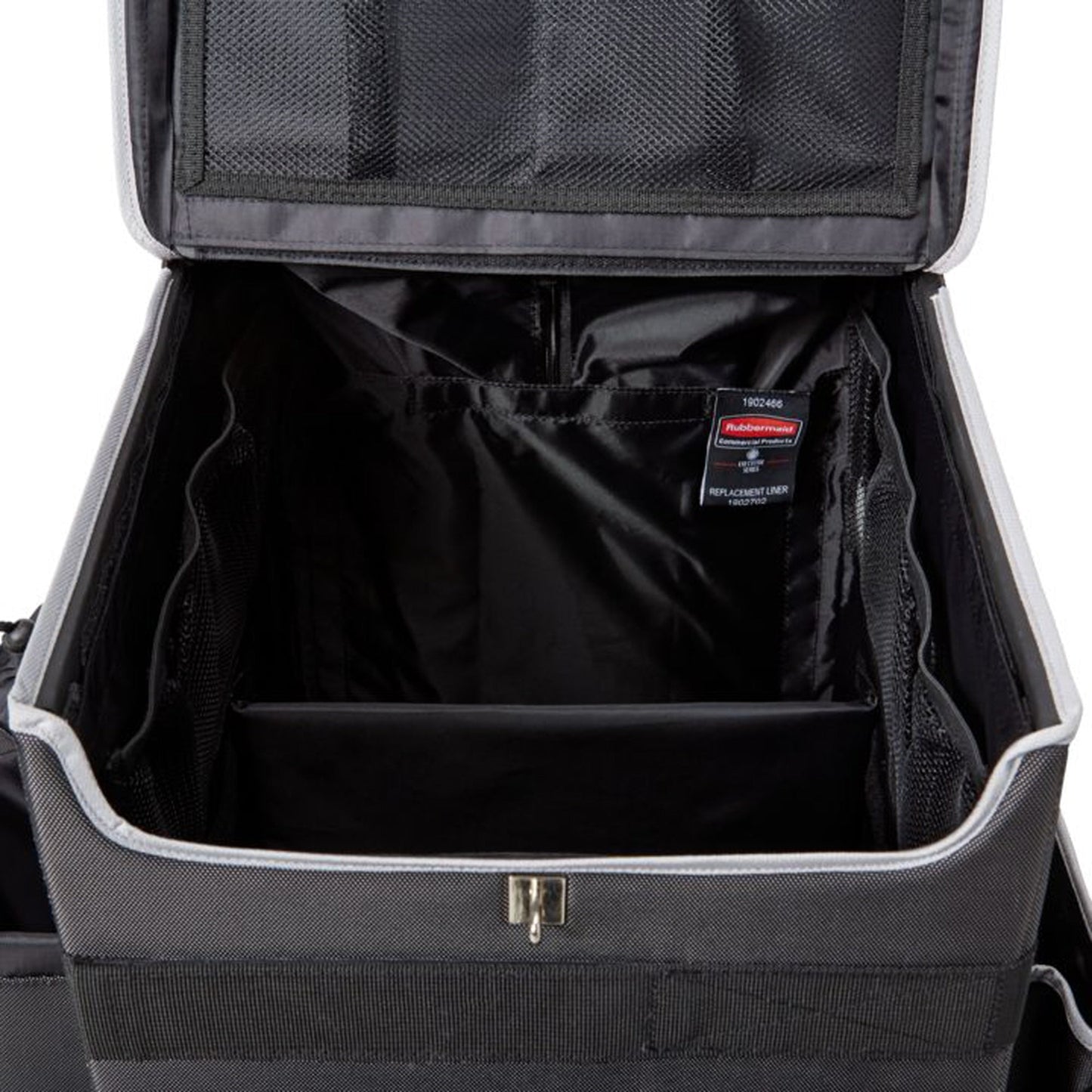 Rubbermaid Mehrzweckwagen Quick Cart Hauswirtschaft, Haustechnik, Instandhaltung 36,2 x 63,5 x 41,91 cm (B x H x L) 60l Kunststoff grau