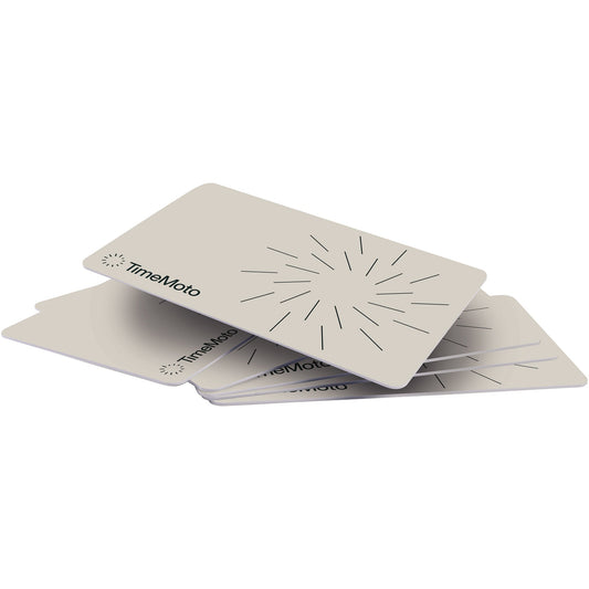 TIMEMOTO RFID Karte RF-100 RFID-fähige TimeMoto Zeiterfassungssysteme schwarz 25 St./Pack.