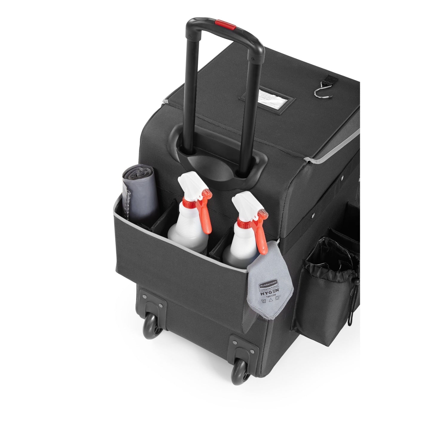 Rubbermaid Mehrzweckwagen Quick Cart Hauswirtschaft, Haustechnik, Instandhaltung 36,2 x 63,5 x 41,91 cm (B x H x L) 60l Kunststoff grau