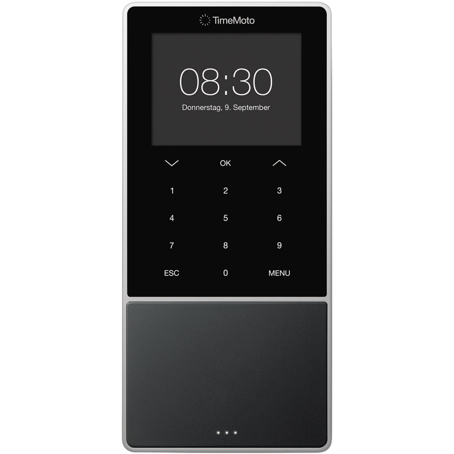 TIMEMOTO Zeiterfassungssystem TM-818 SC 9,95 x 21,5 x 4,43 cm (B x H x T) RFID-Sensor Windows® universell LAN, WiFi, USB-Host