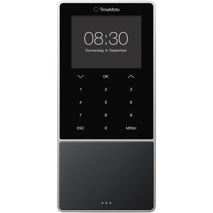 TIMEMOTO Zeiterfassungssystem TM-818 SC 9,95 x 21,5 x 4,43 cm (B x H x T) RFID-Sensor Windows® universell LAN, WiFi, USB-Host