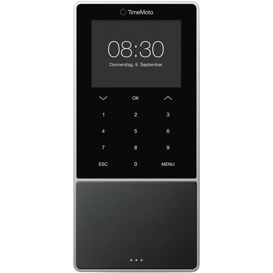 TIMEMOTO Zeiterfassungssystem TM-818 SC 9,95 x 21,5 x 4,43 cm (B x H x T) RFID-Sensor Windows® universell LAN, WiFi, USB-Host