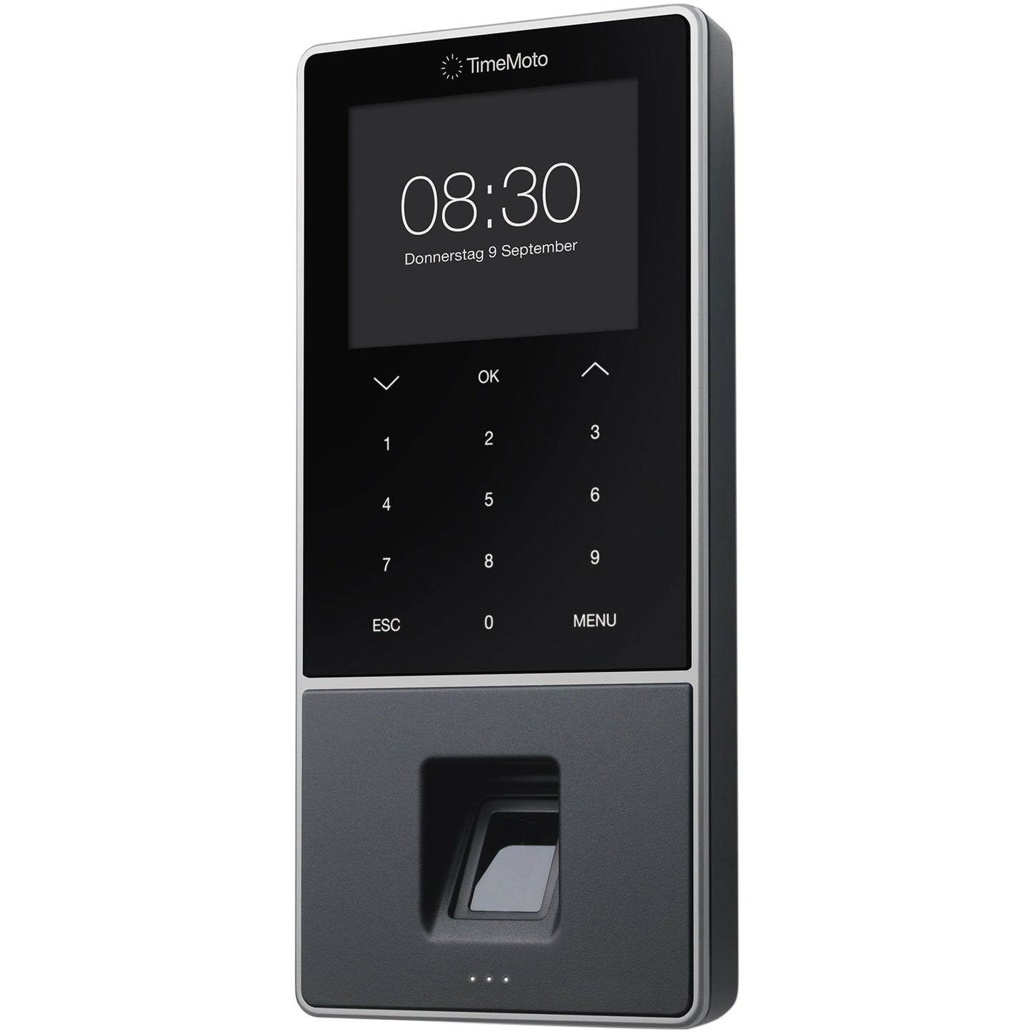 TIMEMOTO Zeiterfassungssystem TM-828 SC 9,95 x 21,5 x 4,43 cm (B x H x T) RFID-Sensor Windows® universell LAN, WiFi, USB-Host